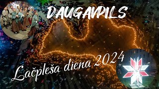 LATVIJA DAUGAVPILS LAČPLEŠA DIENA 2024 [upl. by Ellirehs]