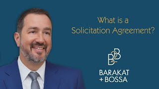 What is a Solicitation Agreement [upl. by Osyth]