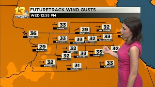 Conditions dry off with gusty winds returning [upl. by Mcfadden412]