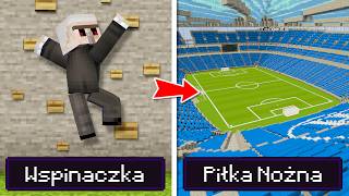 Poprosiłem 10 LOSOWYCH OSÓB aby zbudowali SPORTY w MINECRAFT [upl. by Dominga]