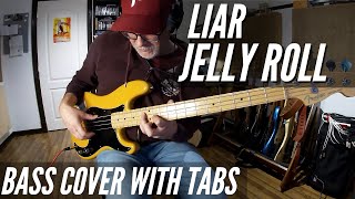 Jelly Roll  Liar live SNL  Bass Cover [upl. by Spratt]