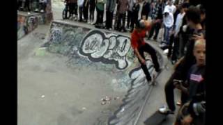 UK Independent Truck Company Team Demo at Exhibition Skate Park [upl. by Aselehc]