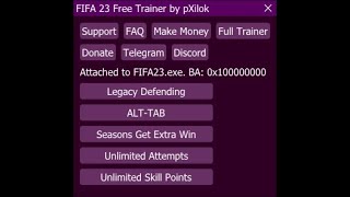 FIFA 23  Free Download Cheat Hack Trainer Edition [upl. by Edecrem]