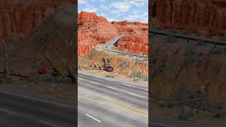 Realistic Highway Car Crashes 85  BeamNGdrive [upl. by Ylenaj]