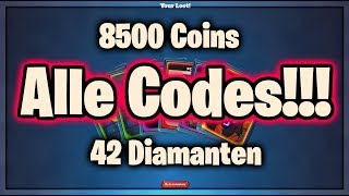 ALLE LootBoy CODES 2019 42 Diamanten und 8500 Coins [upl. by Rheba]