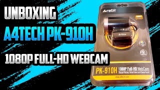 Unboxing A4Tech PK910H 1080P FullHD WebCam [upl. by Duthie933]