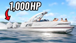 Worlds Fastest Pontoon 1000 HP [upl. by Denman]