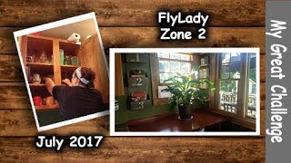 FlyLady Cleaning  Zone Two  July 2017 [upl. by Rici462]