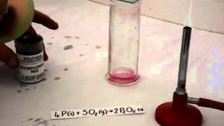 Phosphorus burns in oxygen [upl. by Haskell]