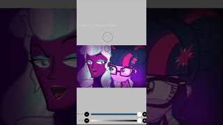 Mlp EQG🦄 Principal Cinch amp Sci Twi  Opaline amp Misty Transition mlptyt mlpeg ibispaintx [upl. by Souvaine]