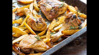 Pollo al forno con patate [upl. by Dweck]