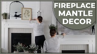 How To Style A Fireplace Mantel  Decorating Ideas For Fireplace Mantel  Mantel Decorating Ideas [upl. by Files]