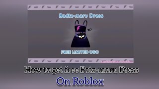 How to get free sanrio Badtzmaru dress on roblox Hello kitty cafè  Roblox [upl. by Anthe]