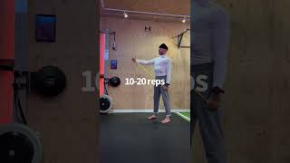 Scap  Shoulder flex band 7 way sequence [upl. by Yeslrahc]