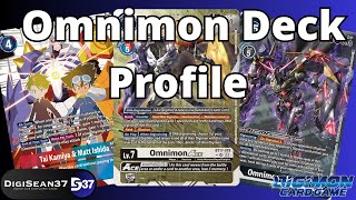 Omnimon Deck Profile  Digimon Card Game  BT17 Secret Crisis [upl. by Ronalda]