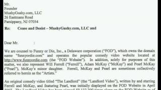 PEARL The LANDLORD  CEASE AND DESIST ORDER from Will Ferrell [upl. by Arvin748]