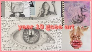 a year 10 gcse art sketchbook [upl. by Suiravaj851]