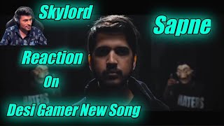 Skylord Reaction on Desi gamer New song  Amit Bhai New Song Reaction on Skylord  Skylord69 [upl. by Liagiba]