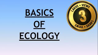 Environment and Ecology Lecture 1  Basics of Ecology [upl. by Chadabe]