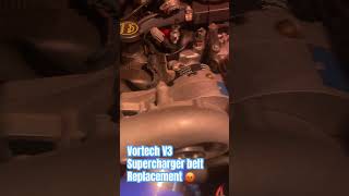 Replacing the vortech V3 supercharger belt on my 2003 mustang GT [upl. by Rosalind290]