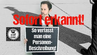 Eine Personenbeschreibung schreiben  So geht‘s richtig Klasse 56 [upl. by Anaahs652]