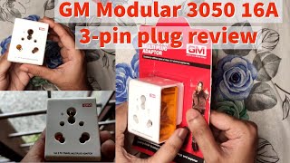 GM Modular 3050 16A 3Pin Multi Plug Adapter review and unboxing and how to use [upl. by Eneres130]