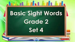 Basic Sight Words Grade 2 Set 4 [upl. by Bueschel592]