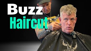 BUZZ CUT Transformation by Thomas Baca Haircut Tutorial 2024 [upl. by Devonne]