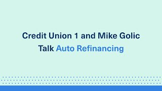 Credit Union 1 and Mike Golic Talk Auto Refinancing [upl. by Cristoforo542]