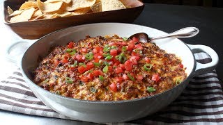 Chorizo Fundido  Hot Chorizo Sausage Cheese Dip Recipe [upl. by Dobson]