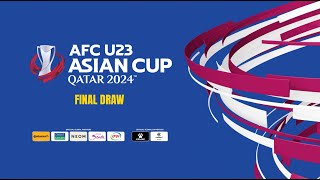 Replay  AFC U23 Asian Cup Qatar 2024 Final Draw [upl. by Lavro]