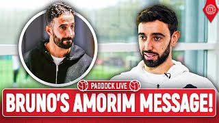 Rubens Tactics Will Bring Us SUCCESS Brunos Message To Amorim  Paddock LIVE [upl. by Meerek]