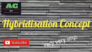 Hybridisation Concept class 11  important topic CBSE  ICSE  ambition Classes 2019😊😊😊 [upl. by Ellehsal]