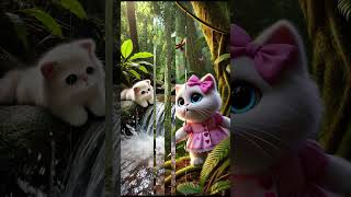 Mimis Amazon Adventure cat catfriends ai cartoon catsandfriends cute catdogfriends amazon [upl. by Nett]