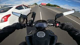 Yamaha MT07 Akrapovic  Pure Sound  4K [upl. by Aicemed]