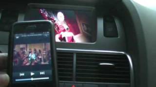 Video iphone 3G en el MMI audi  gateway 500 [upl. by Bobseine]