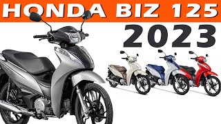 NOVA BIZ 125 2023 O Que MUDOU na BIZ 125 para 2023 [upl. by Enilraep]