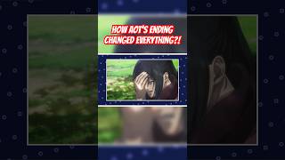 How AOT’s ENDING CHANGED EVERYTHING anime animeshorts attackontitanseason4 [upl. by Selimah]