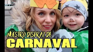 NUESTRO DISFRAZ DE CARNAVAL HECHO A MANO  VLOG DIARIO [upl. by Irtimid]