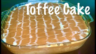 Toffee Cake how to make toffe cake cake with toffe flavour [upl. by Shiff841]