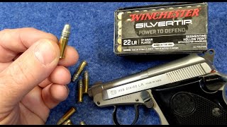 Winchester Silvertip 22 LR Segmenting Hollow Point Ammo Review  First Impression  Very Impressed [upl. by Aenert849]