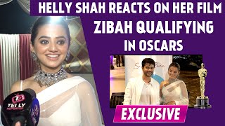 Helly Shah Reacts On Her Film Zibah Qualifying In Oscars Cannes Navratri Garba amp More [upl. by Aowda]