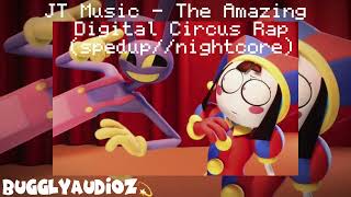 JT Music  The Amazing Digital Circus Rap spedupnightcore [upl. by Jade640]