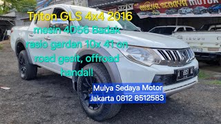 TRITON GLS 2016 DIJUAL KONDISI SIAP KERJA  TERJUAL [upl. by Easter145]