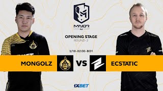 MONGOLZ vs ECSTATIC  PGL Major 2024  Opening Stage  Day 1  MN cast [upl. by Airlee]