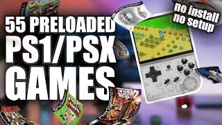 We Tested all 55 PRELOADED PS1PSX Games on the Anbernic RG35xx [upl. by Keeton]