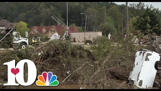 Biltmore Village in Asheville becomes unrecognizable after devastating flooding [upl. by Akihdar]