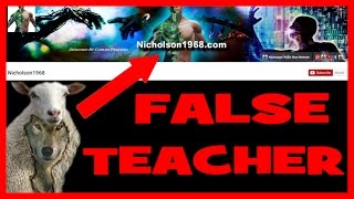 Nicholson1968 False Teacher Exposed DoUSEEwhatEYEC Channel Is His Also Avoid [upl. by Flossi]