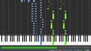 Beethoven  Piano Sonata 23  Appassionata  3rd Movement Synthesia Piano Tutorial [upl. by Atiuqrahc]