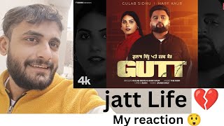 Reaction 💔 GUTT Official Video  GULAB SIDHU  HARF KAUR  Latest Punjabi Songs 2024 sagarg285 [upl. by Hill]